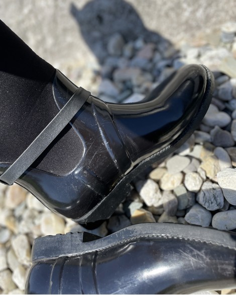 Holínky dámské Michael Kors CHARM STRETCH černé